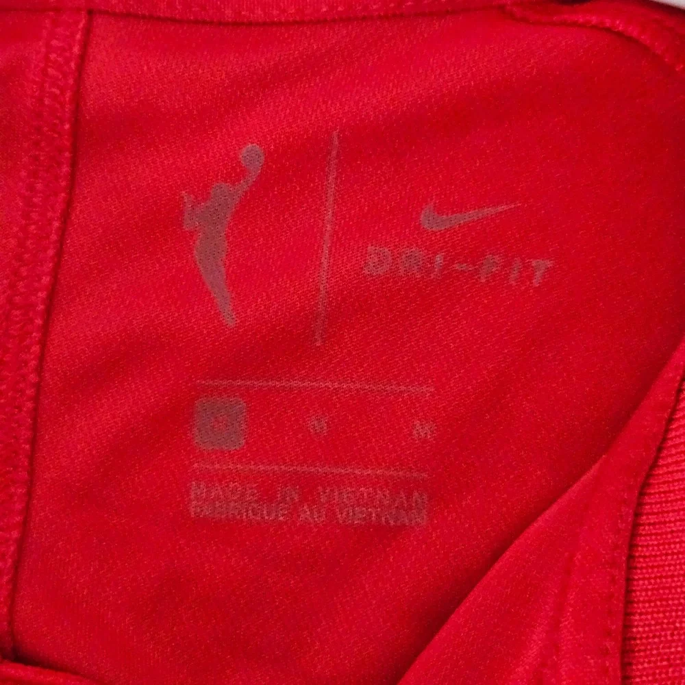 Nike Atlanta Dream WNBA Mens Red Dri-FIT Performance Polo Shirt CV4800-657 M
